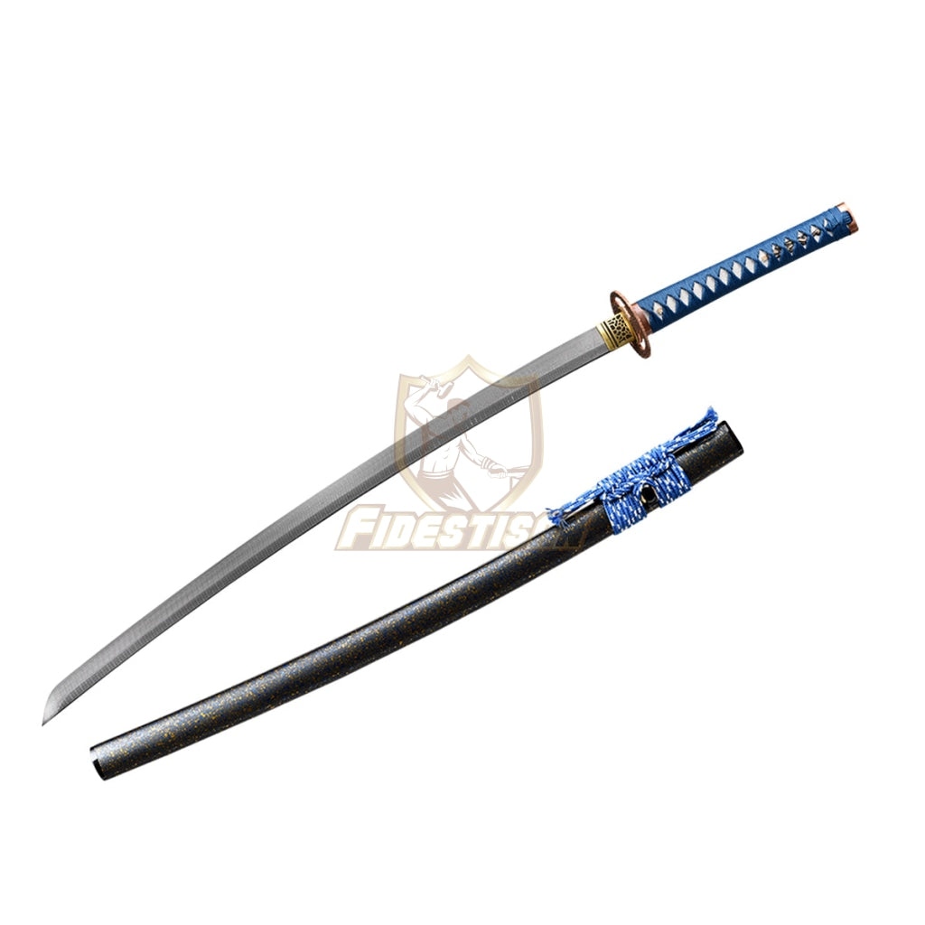 Fidestisan Kscn267 Handmade Katana Damascus Steel Samurai Japanese Real Sword Full Tang Sharp