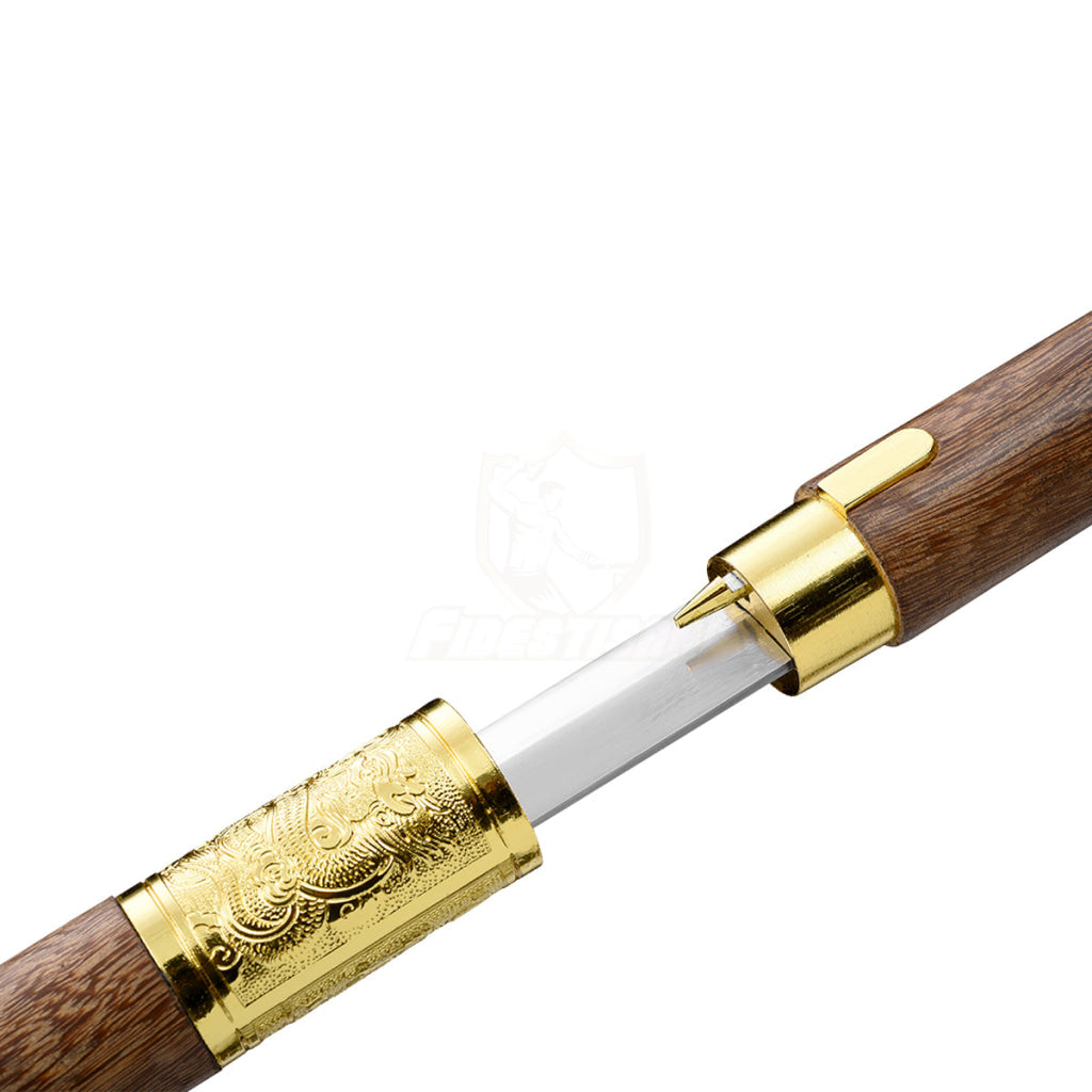 36Inch Walking Sticks Sword 1060 Carbon Steel Rosewood Alloy Tsuba Opcn214