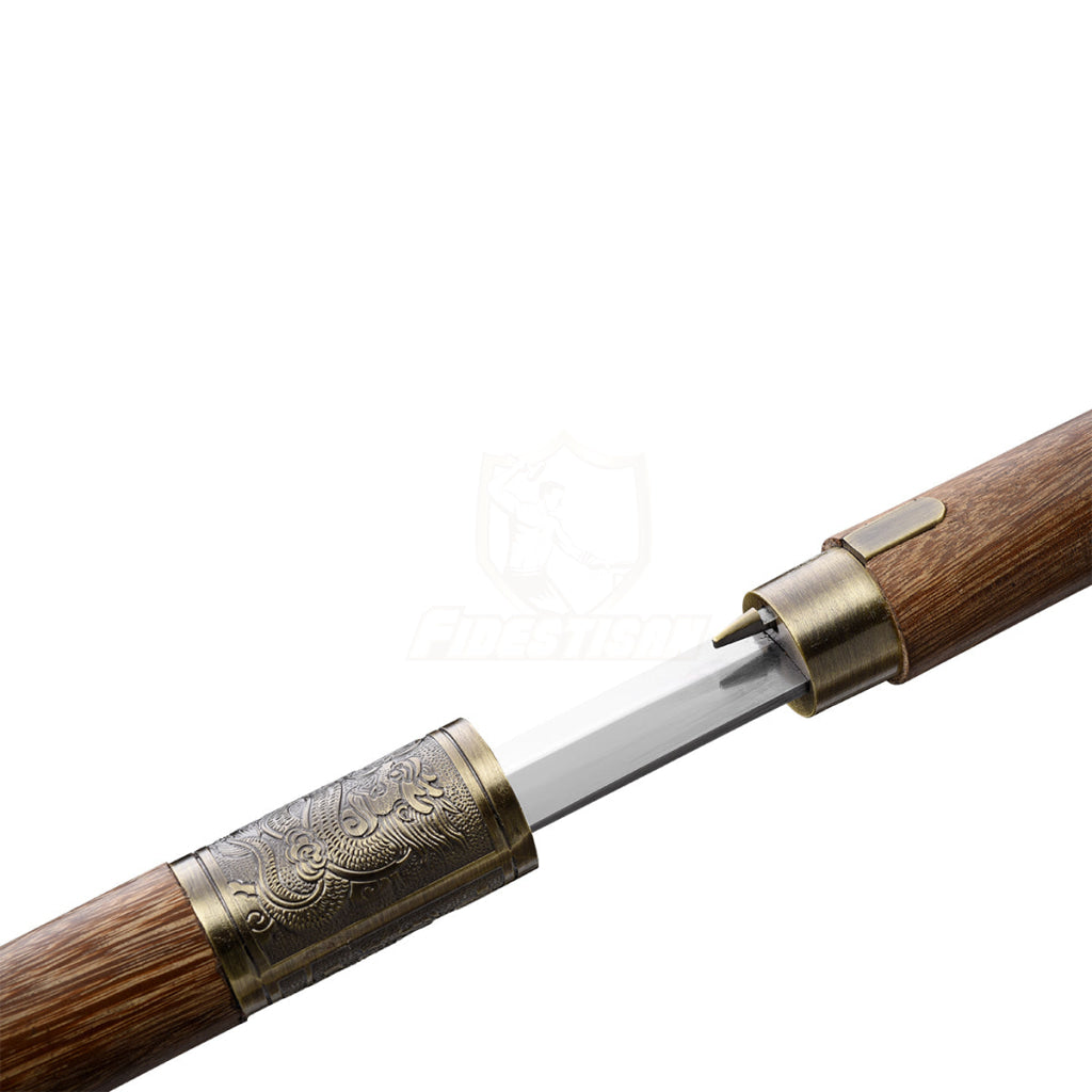 36Inch Walking Sticks Sword 1060 Carbon Steel Rosewood Alloy Tsuba Opcn215