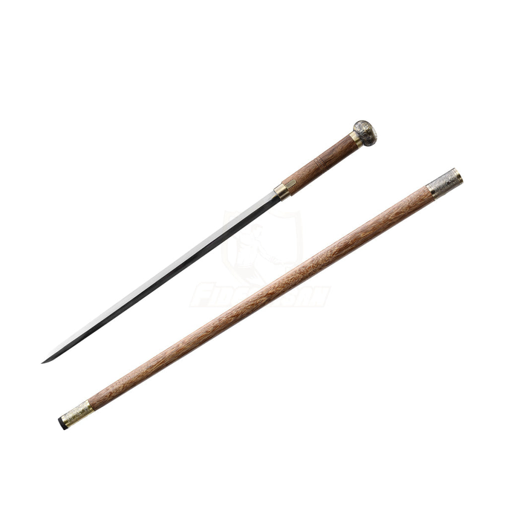 36Inch Walking Sticks Sword 1060 Carbon Steel Rosewood Alloy Tsuba Opcn215