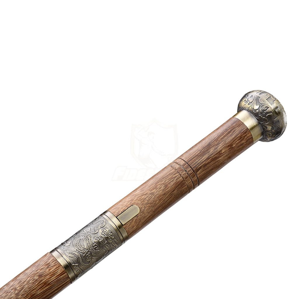 36Inch Walking Sticks Sword 1060 Carbon Steel Rosewood Alloy Tsuba Opcn215