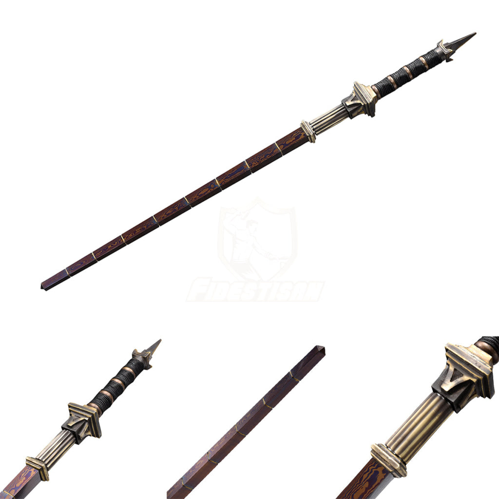 Detective Dee Chinese Kung Fu Weapons Whip Mace Sword Breaker(Forged Damascus Steel Hand Whip)