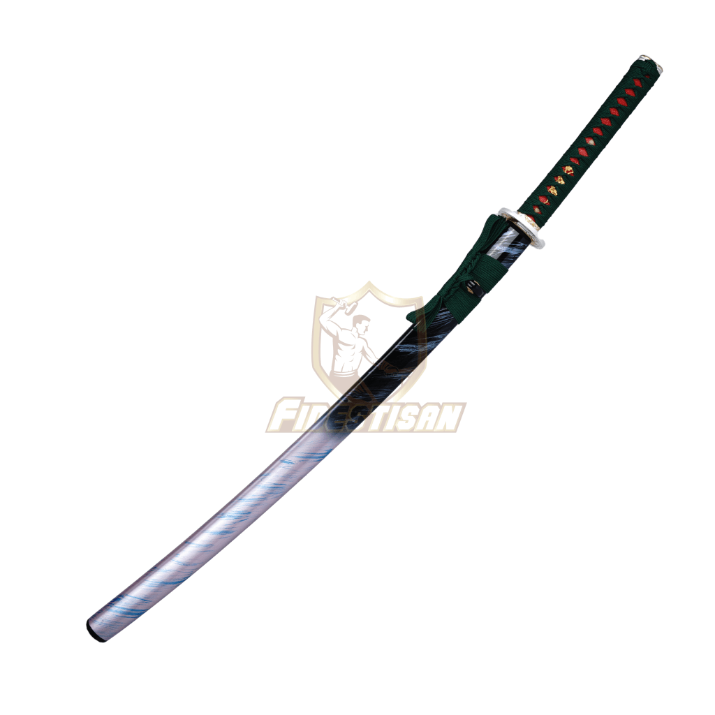 Fidestisan Christmas Style Khan337 1095 Blade 40 Inch Japanese Samurai Katana Sword High Carbon