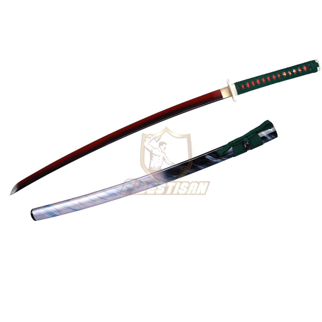 Fidestisan Christmas Style Khan337 1095 Blade 40 Inch Japanese Samurai Katana Sword High Carbon