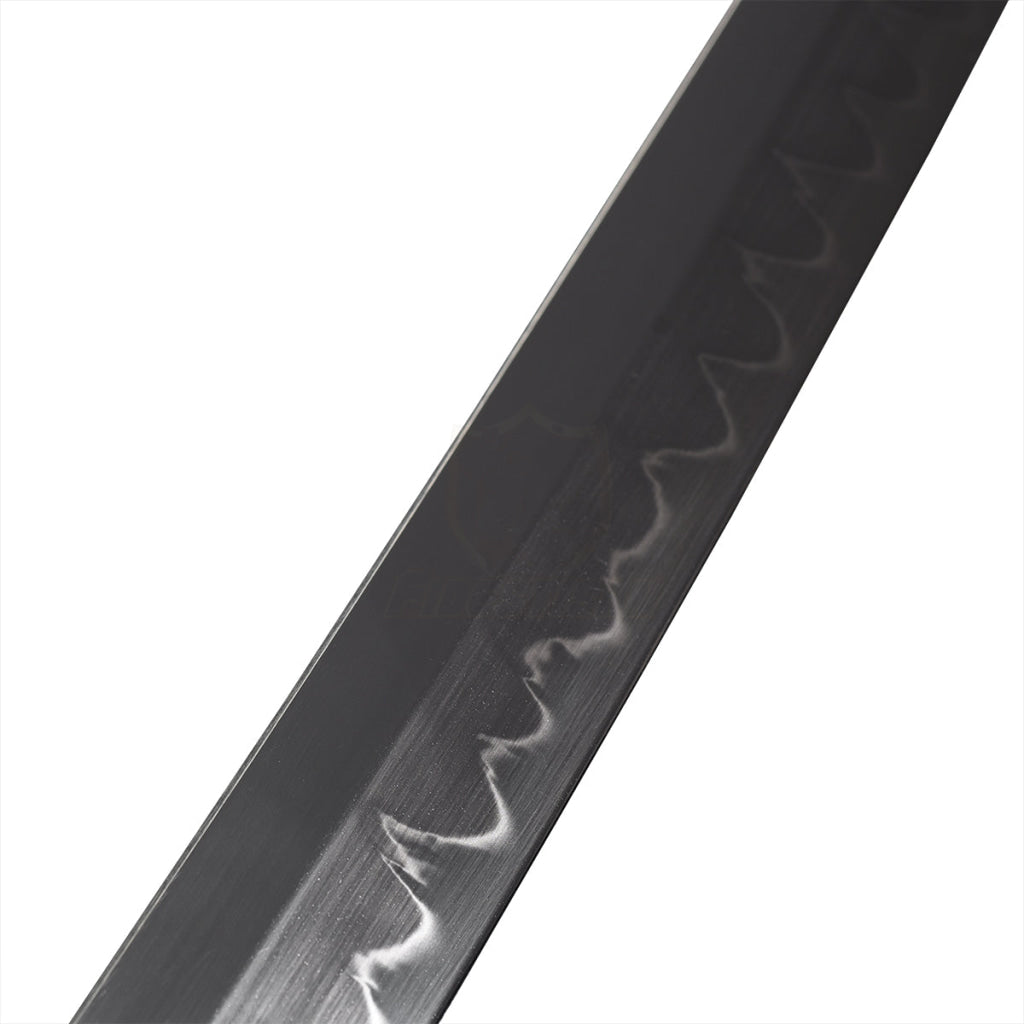 Fidestisan Handmade Katana Sword T10 Clay Tempered Snake Copper Tsuba