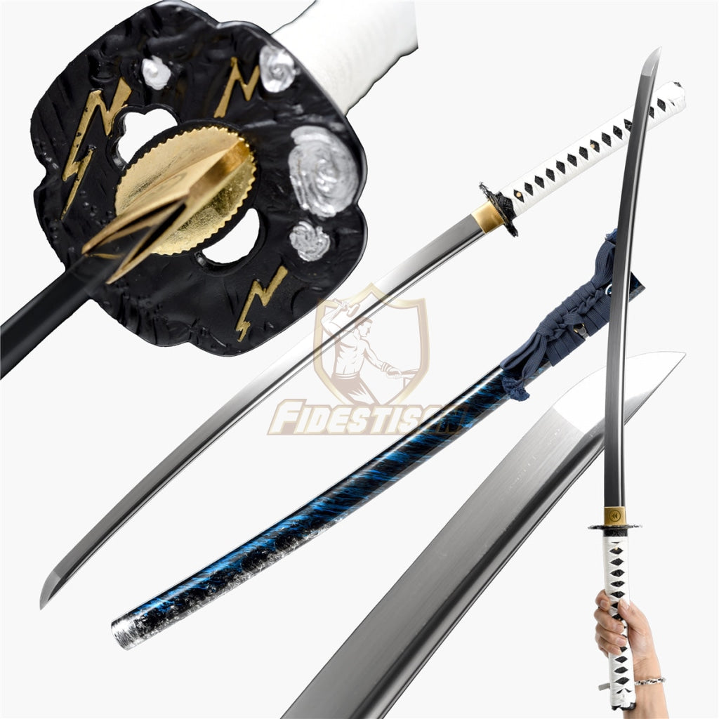 Fidestisan Khan323 Ghost Of Tsushima Sucker Punch Handmade 40 Inch Japanese Samurai Katana Sword