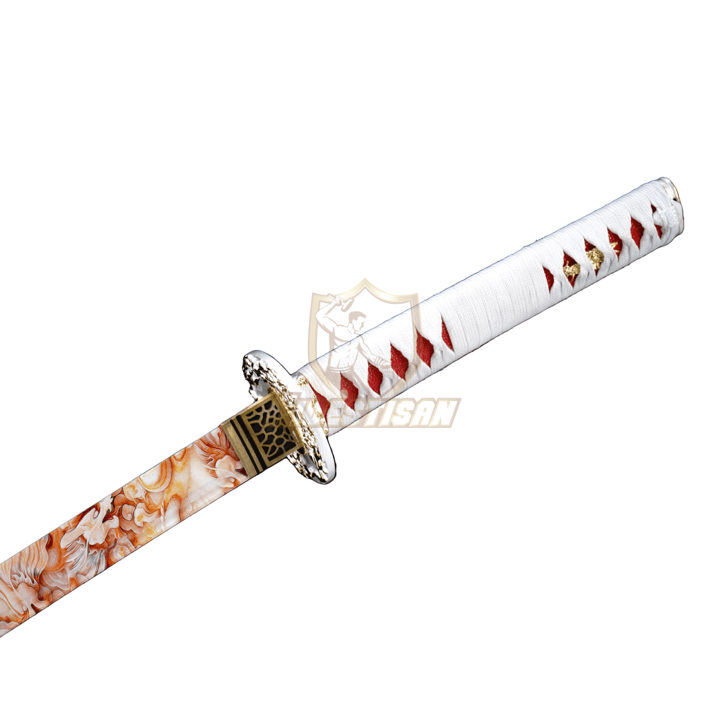 Fidestisan Khan325 Sun Wukong 1095 Blade 40 Inch Japanese Samurai Katana Sword High Carbon Steel