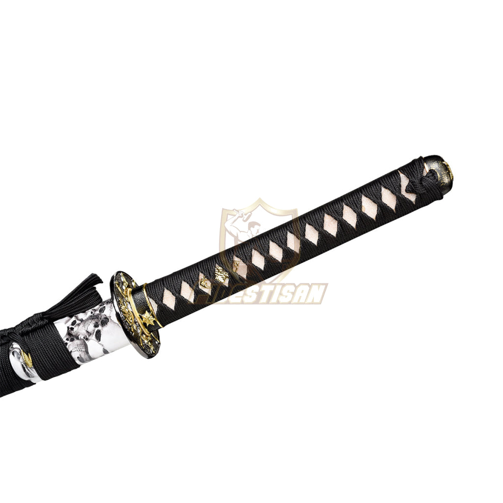 Fidestisan Khay226 Pirate Style Handmade Katana Sword Samurai 1095 High Carbon Steel Real Full Tang