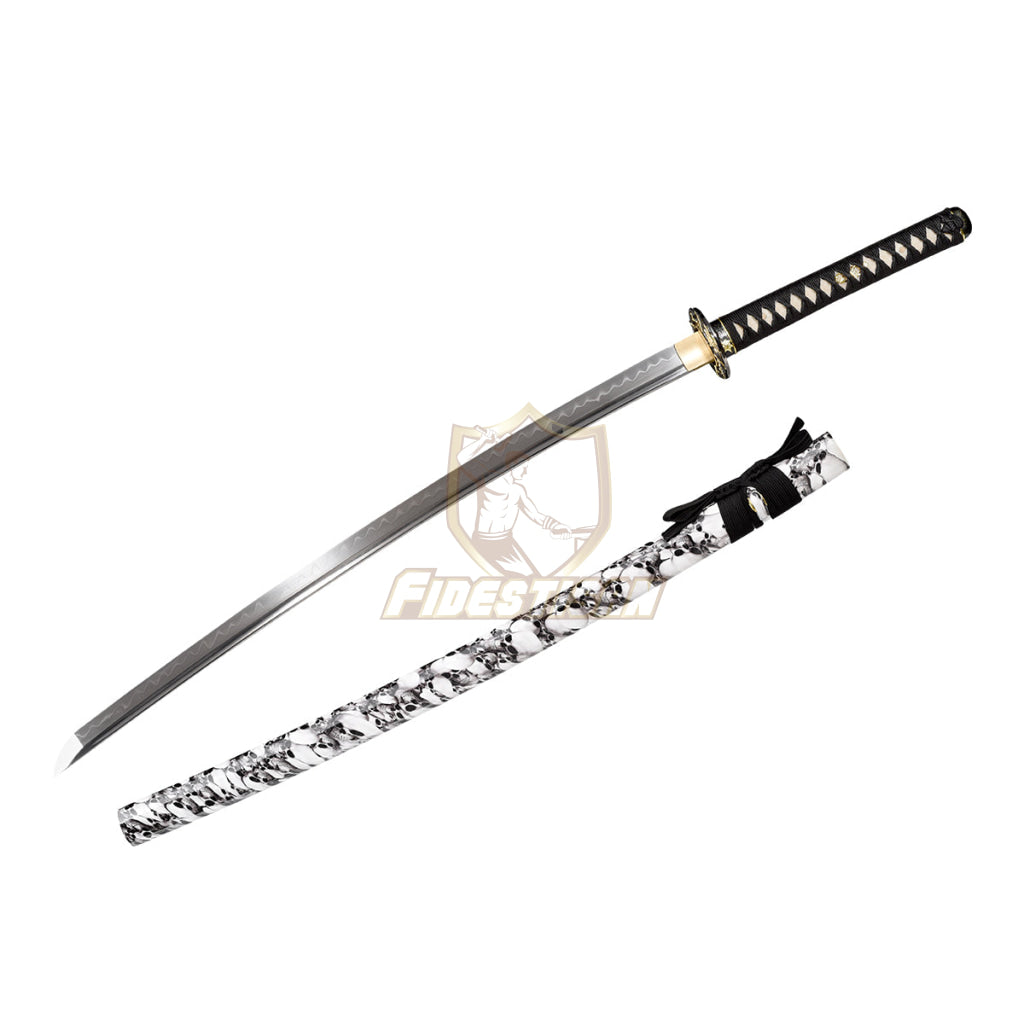 Fidestisan Khay226 Pirate Style Handmade Katana Sword Samurai 1095 High Carbon Steel Real Full Tang