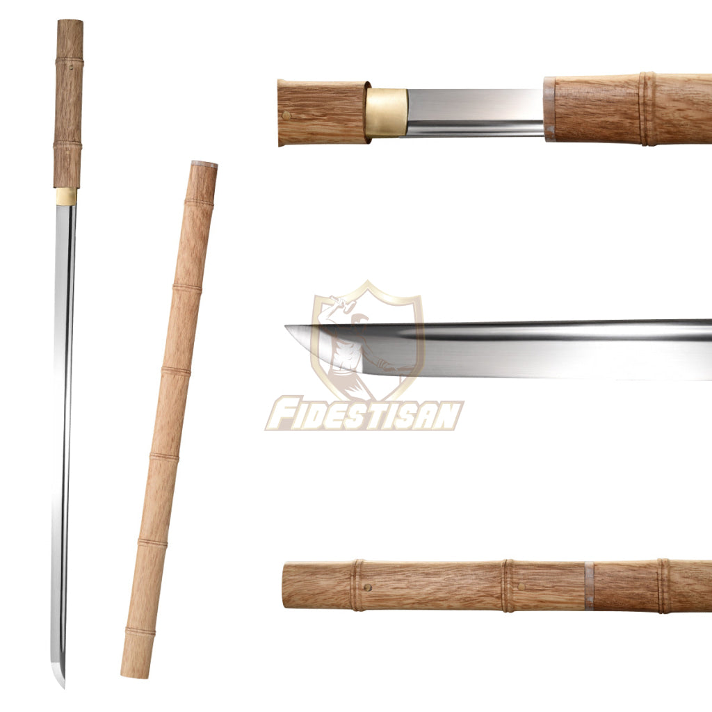 Fidestisan KHON223 samurái japonés bambú Real Katana espada de alto ca