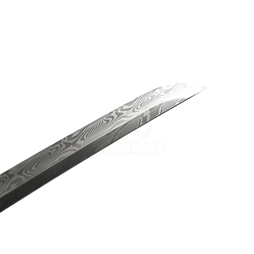 Fidestisan Kpcn283 Katana Handmade Forged New Damascus Steel Japanese Real Sword Full Tang Dragon