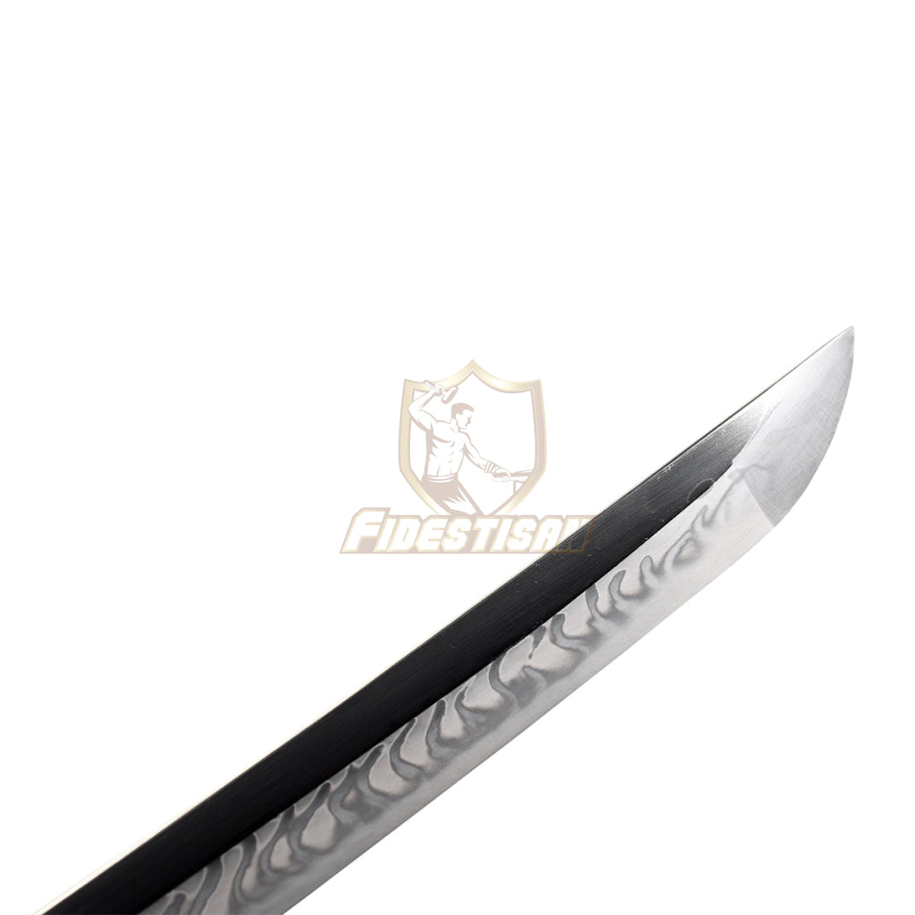 Fidestisan Ktcy232 Dragon Wave Clay Tempered Katana Samurai Style Japanese Real Sword T10 Steel