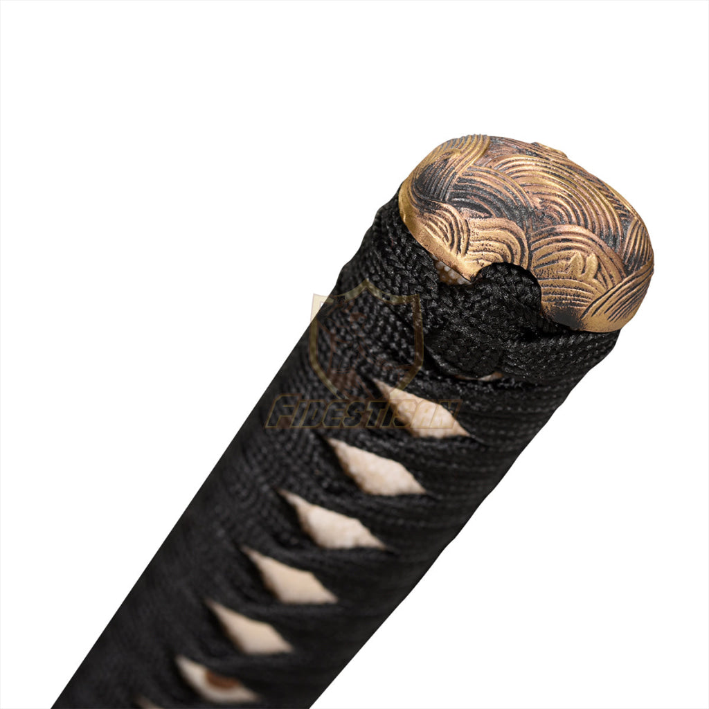 Fidestisan Ktcy232 Dragon Wave Clay Tempered Katana Samurai Style Japanese Real Sword T10 Steel