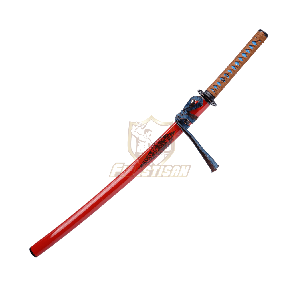 Fidestisan Ktiy330 Katana Sword Samurai Japanese Real Hamon T10 Steel Blade Skin Saya Full Tang