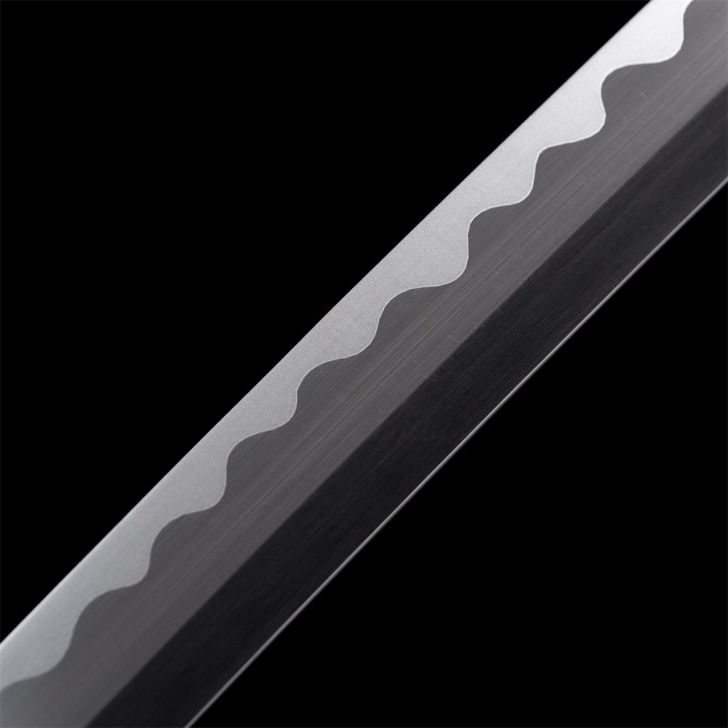 Fidestisan Mount Fuji Style 2.21IB 40inch Samurai Real Katana Sword Japanese 1065 Spring Steel Blade Artificial Hamon