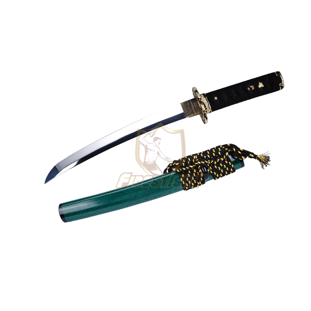 Fidestisan Tscn331 Handmade 20Inch Tantou Japanese Samurai Sword Spring Steel Sharp Full Tang White