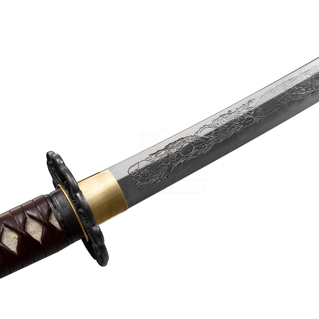 Fidestisan W01 Handmade Sucker Punch Babydoll Katana Samurai Japanese Sword 1095 High Carbon Steel