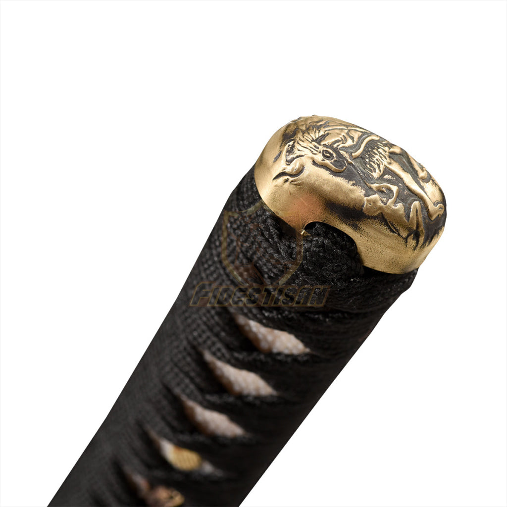 Fidestisan Wdcn271 Handmade Katana Damascus Steel Samurai Japanese Real Sword Full Tang Sharp Twist