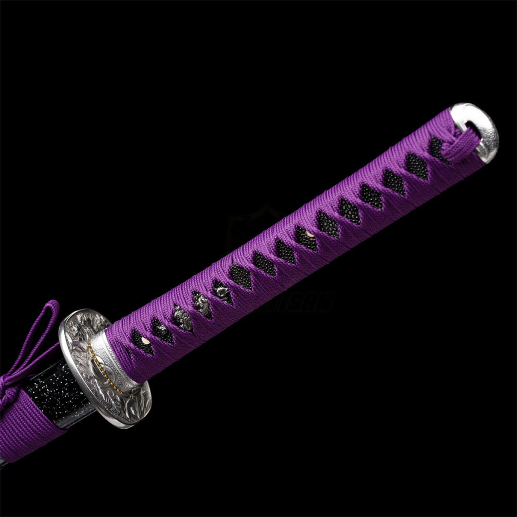 Fuji Style 2.21IB 40inch Real Samurai Katana Sword Japanese 1060 Spring Steel Blade Artificial Hamon Full Tang
