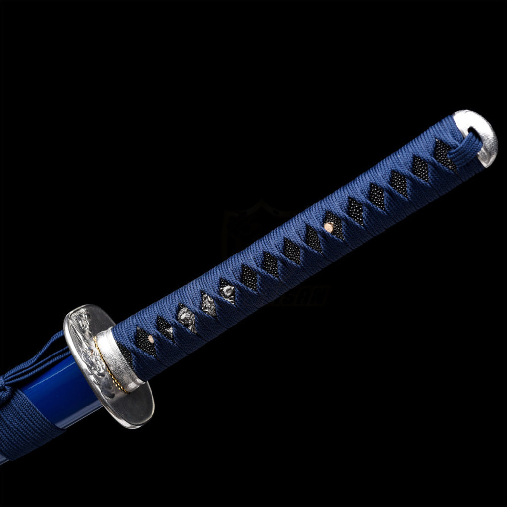 Fuji Style 2.21IB 40inch Real Samurai Katana Sword Japanese 1060 Spring Steel Blade Artificial Hamon Full Tang