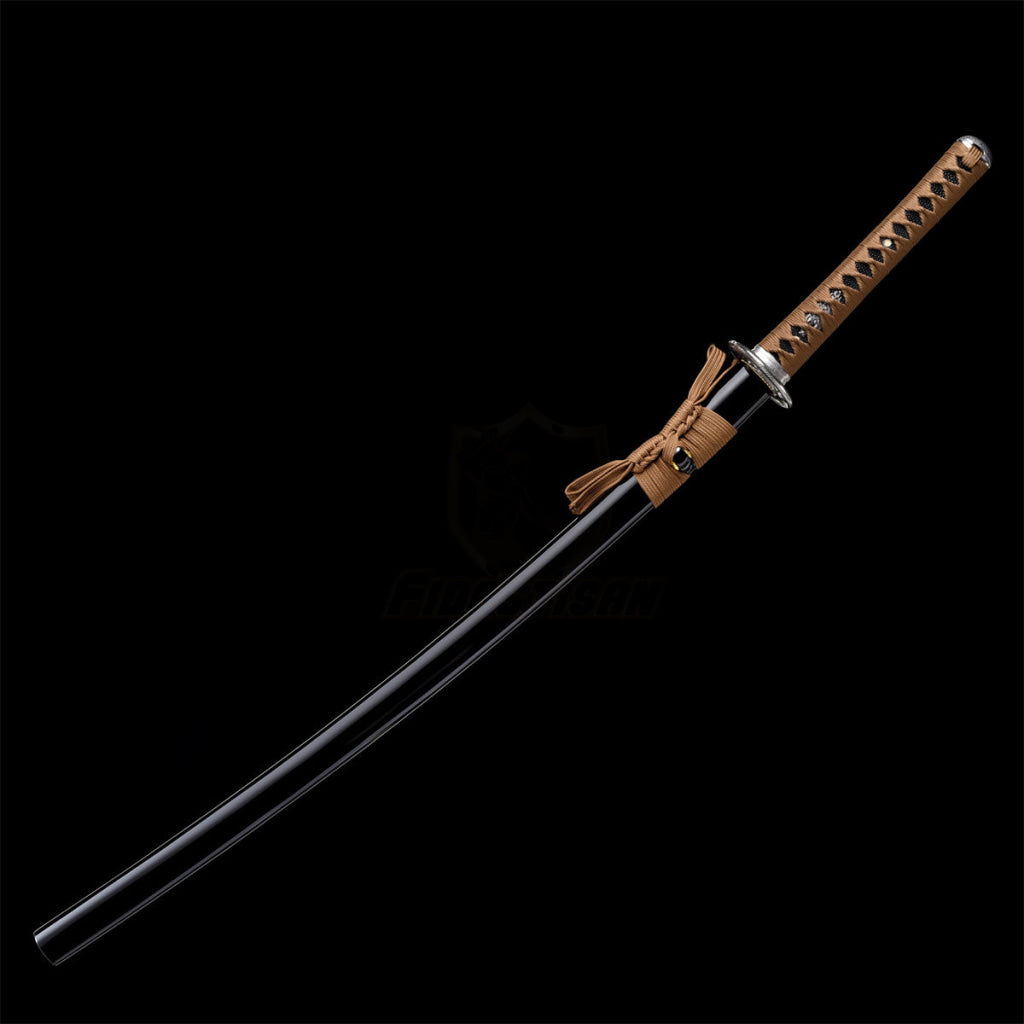 Fuji Style 2.21IB 40inch Real Samurai Katana Sword Japanese 1060 Spring Steel Blade Artificial Hamon Full Tang