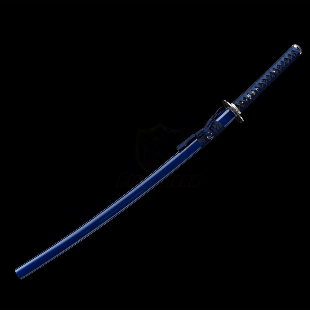 Fuji Style 2.21IB 40inch Real Samurai Katana Sword Japanese 1060 Spring Steel Blade Artificial Hamon Full Tang