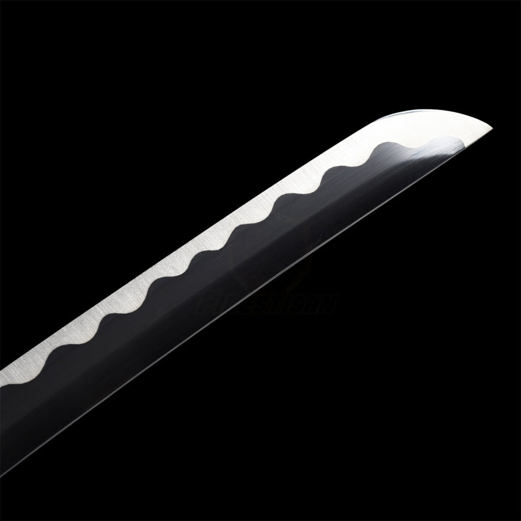 Fuji Style 2.21IB 40inch Real Samurai Katana Sword Japanese 1060 Spring Steel Blade Artificial Hamon Full Tang