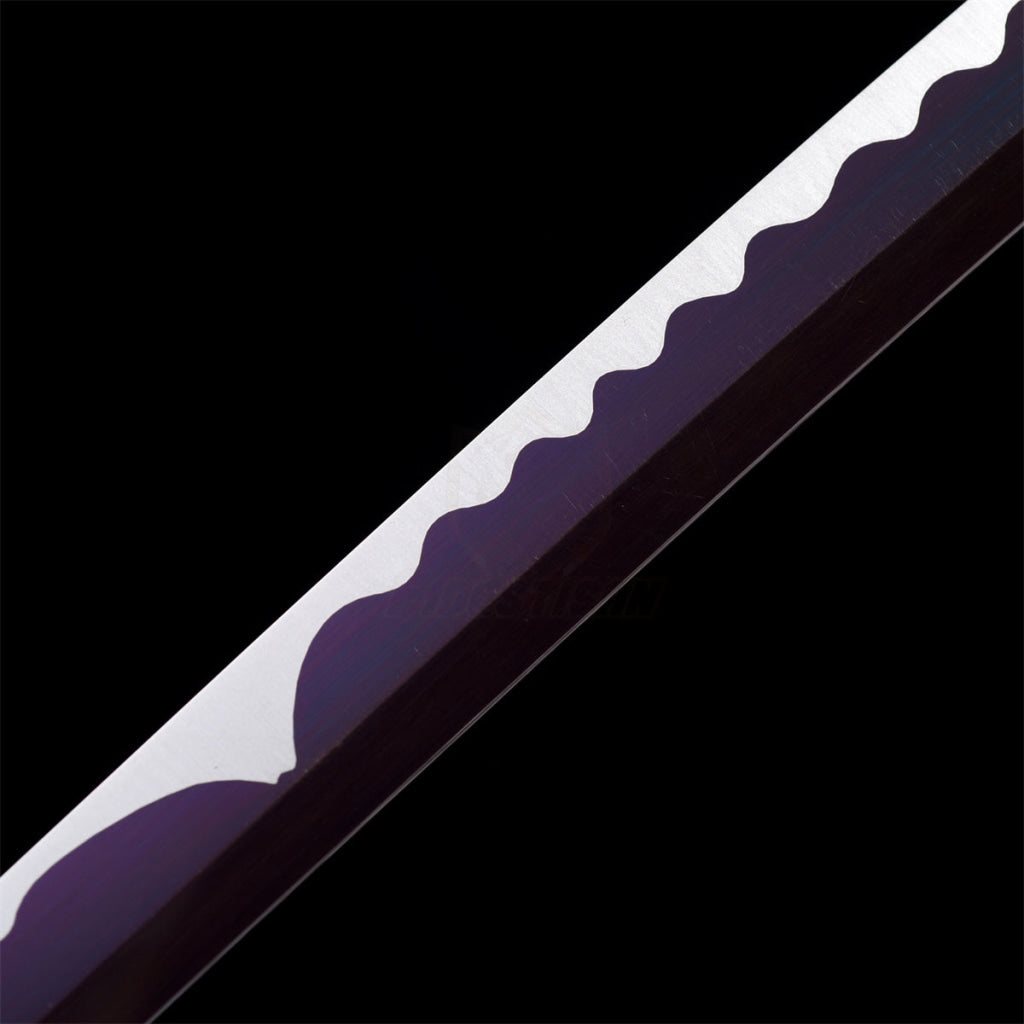 Fuji Style 2.21IB 40inch Real Samurai Katana Sword Japanese 1060 Spring Steel Blade Artificial Hamon Full Tang