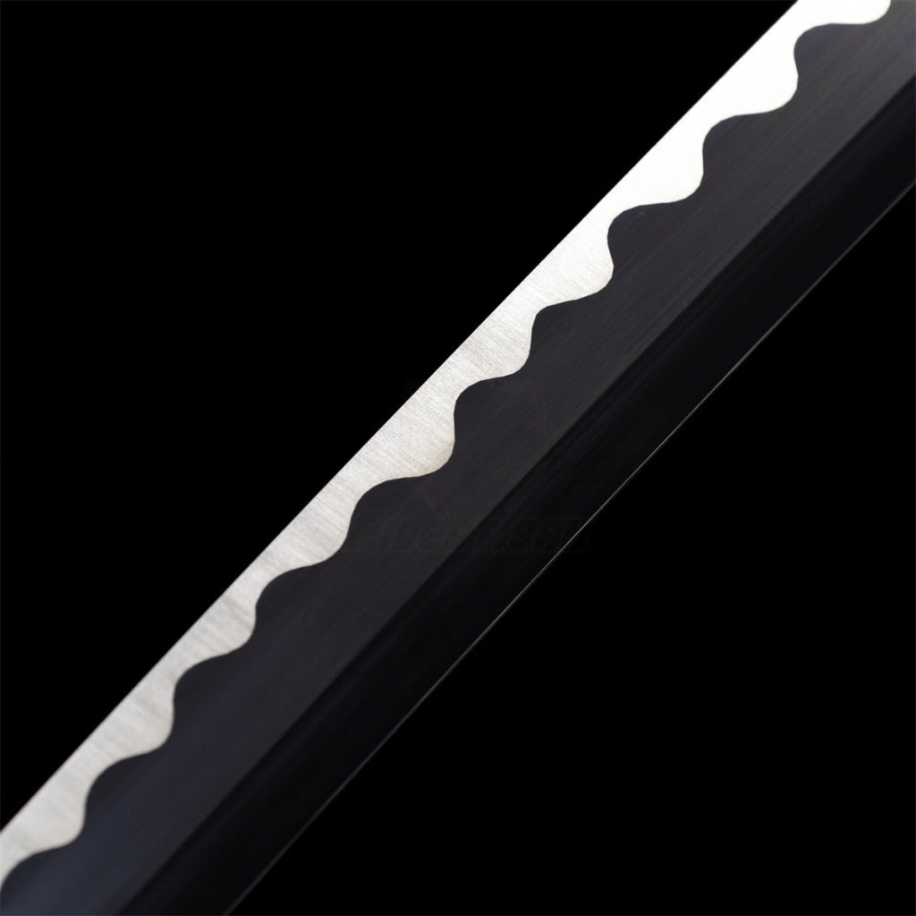Fuji Style 2.21IB 40inch Real Samurai Katana Sword Japanese 1060 Spring Steel Blade Artificial Hamon Full Tang