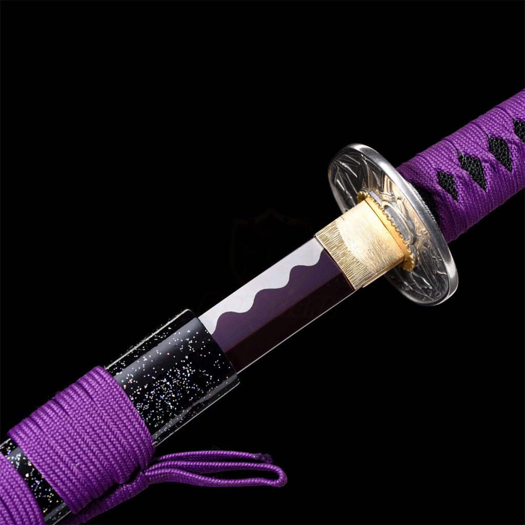 Fuji Style 2.21IB 40inch Real Samurai Katana Sword Japanese 1060 Spring Steel Blade Artificial Hamon Full Tang