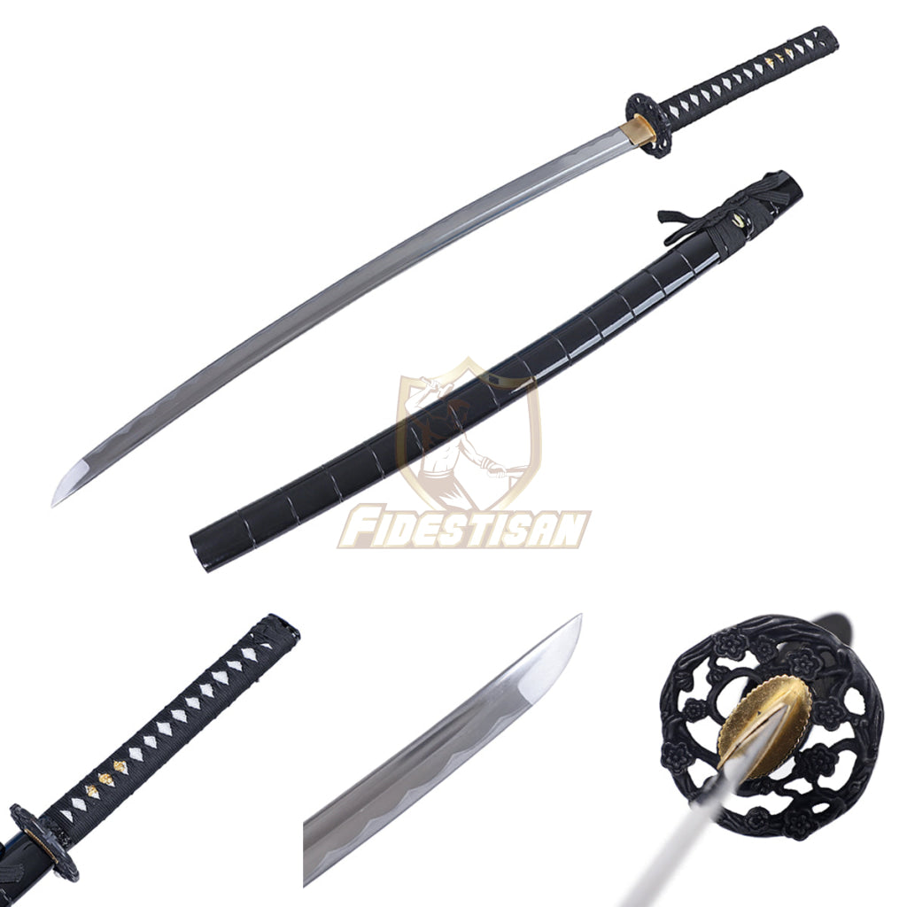 Handmade Real Katana Sword Samurai Japanese High Carbon Steel Blade 1095/1060 Full Tang