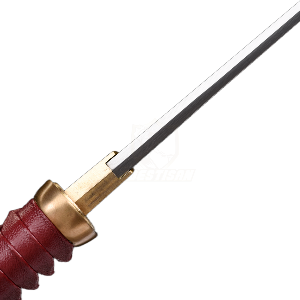 Handmade Royal Japanese Chrysanthemum Blade Tanto Short Katana Samurai Real 13 Inch 1065 Spring Steel Blade Steel Full