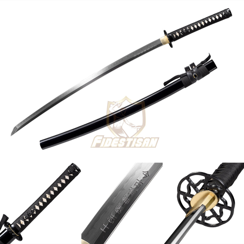 Handmade The Last Samurai Japanese Real Sword Katana T10 Steel Blade Full Tang Clay Processes