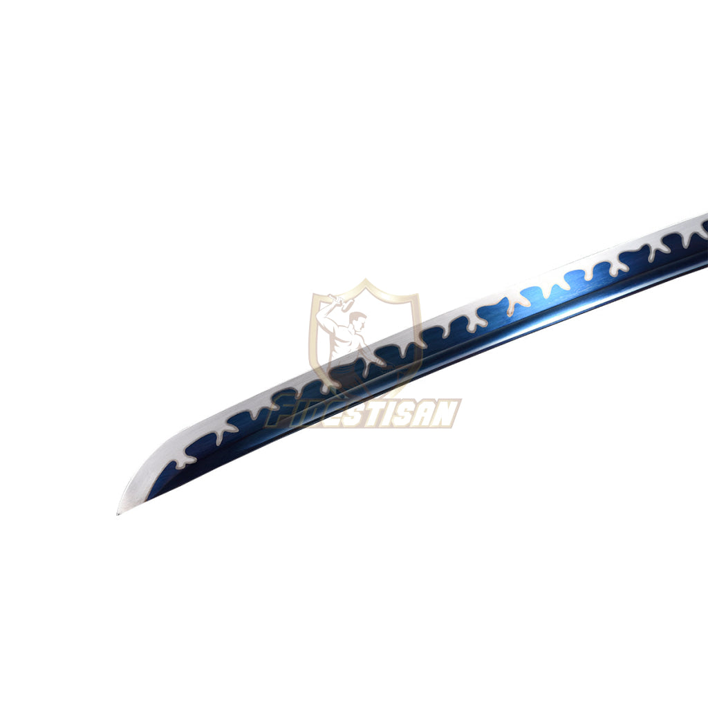 Klcn147 Handmade 40Inch Blue Flame Blade Spring Steel 9260 Oil Quenching Tempering Real Japanese