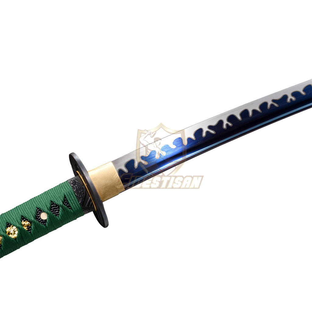 Klcn147 Handmade 40Inch Blue Flame Blade Spring Steel 9260 Oil Quenching Tempering Real Japanese