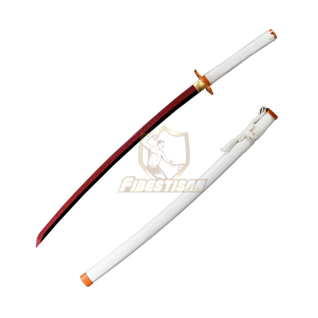 Klin319 Demon Slayer Rengoku Sword Katana Kyoujurou Swords Real Metal 1065/1060 Blade Full Tang