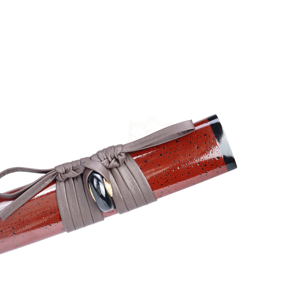 Kpcn326 Handmade Wave Style Japanese Sword Damascus Steel Blue Purple Blade Katana Samurai Sharp