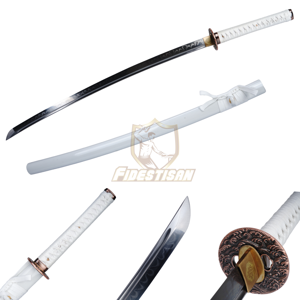 Ktay327 Bamboo Fast Cut Handemade Real Hamon T10 Steel Maple Leaf Blade Japanes Samurai Katana Sword