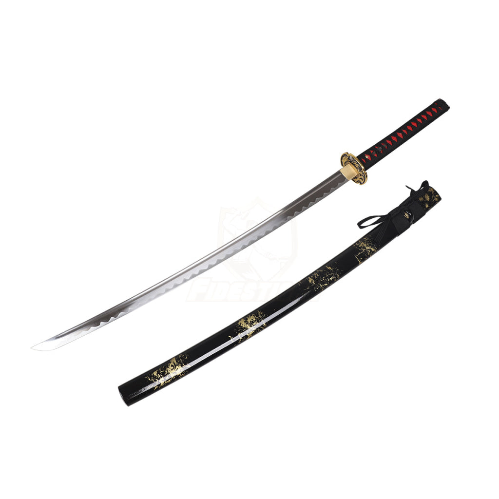 40 Inch Sword Real Handmade 40 Inch Japanese Samurai Katana Sword 1060 Carbon Steel ...