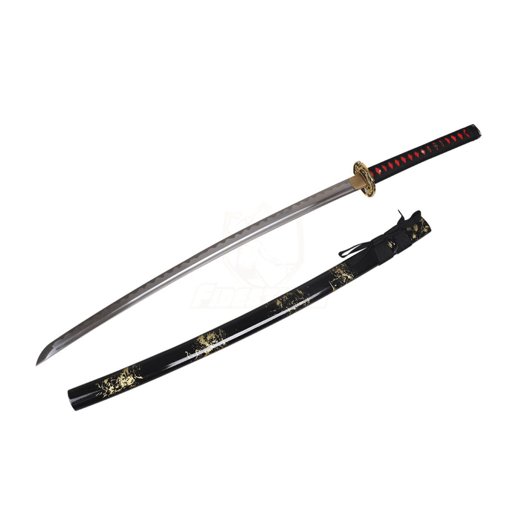 Real Handmade 40 Inch Japanese Samurai Katana Sword 1060 Carbon Steel Sharp Full Tang Blade No/Hamon