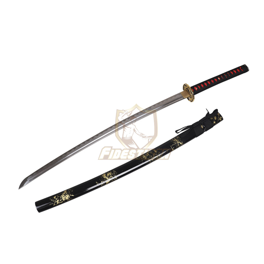 Real Handmade 40 Inch Japanese Samurai Katana Sword 1060 Carbon Steel Sharp Full Tang Blade No/Hamon