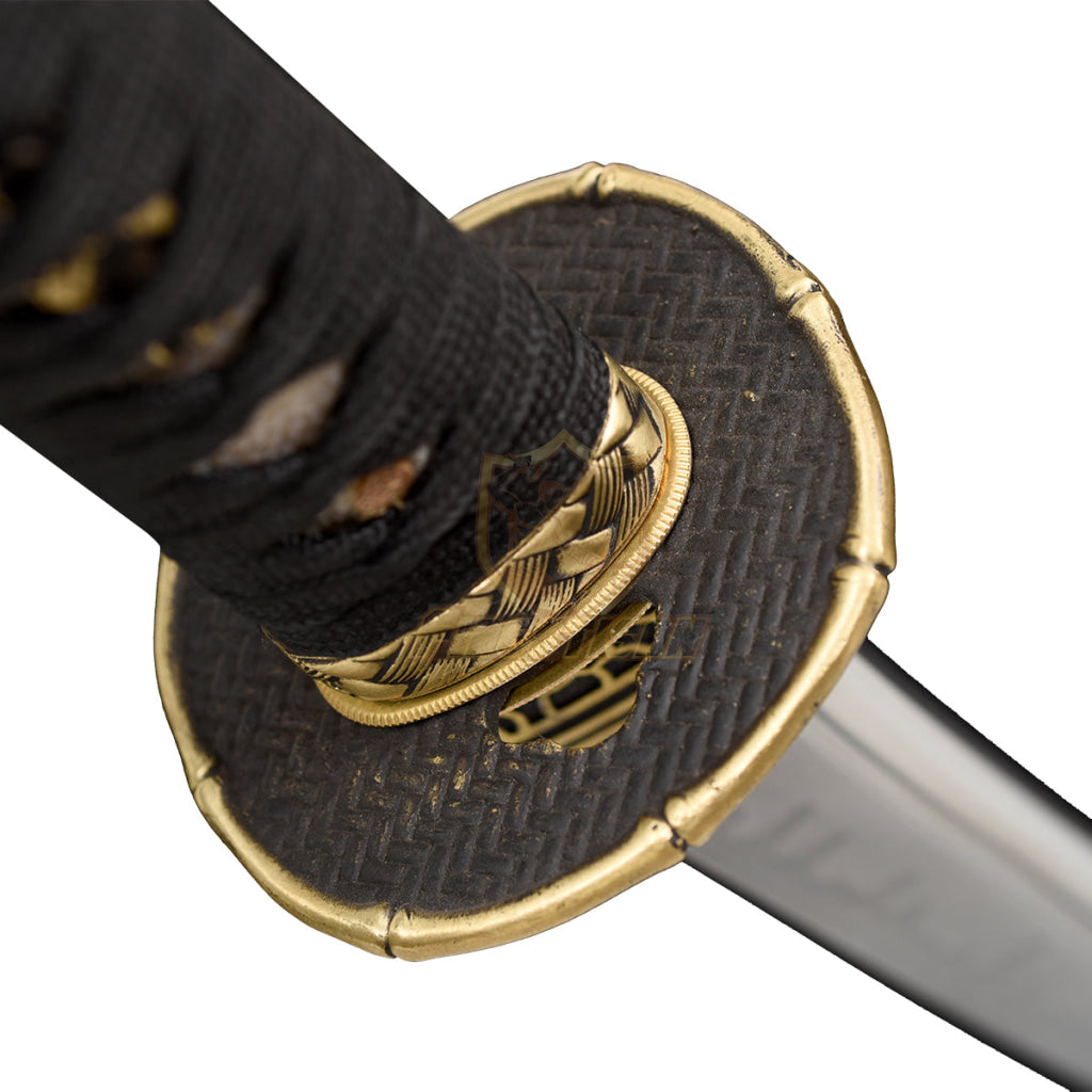 Wakizashi High Carbon 1095 Steel Blade Clay Tempered 28Inch Tsuchioki Japanese Katana Sword Full