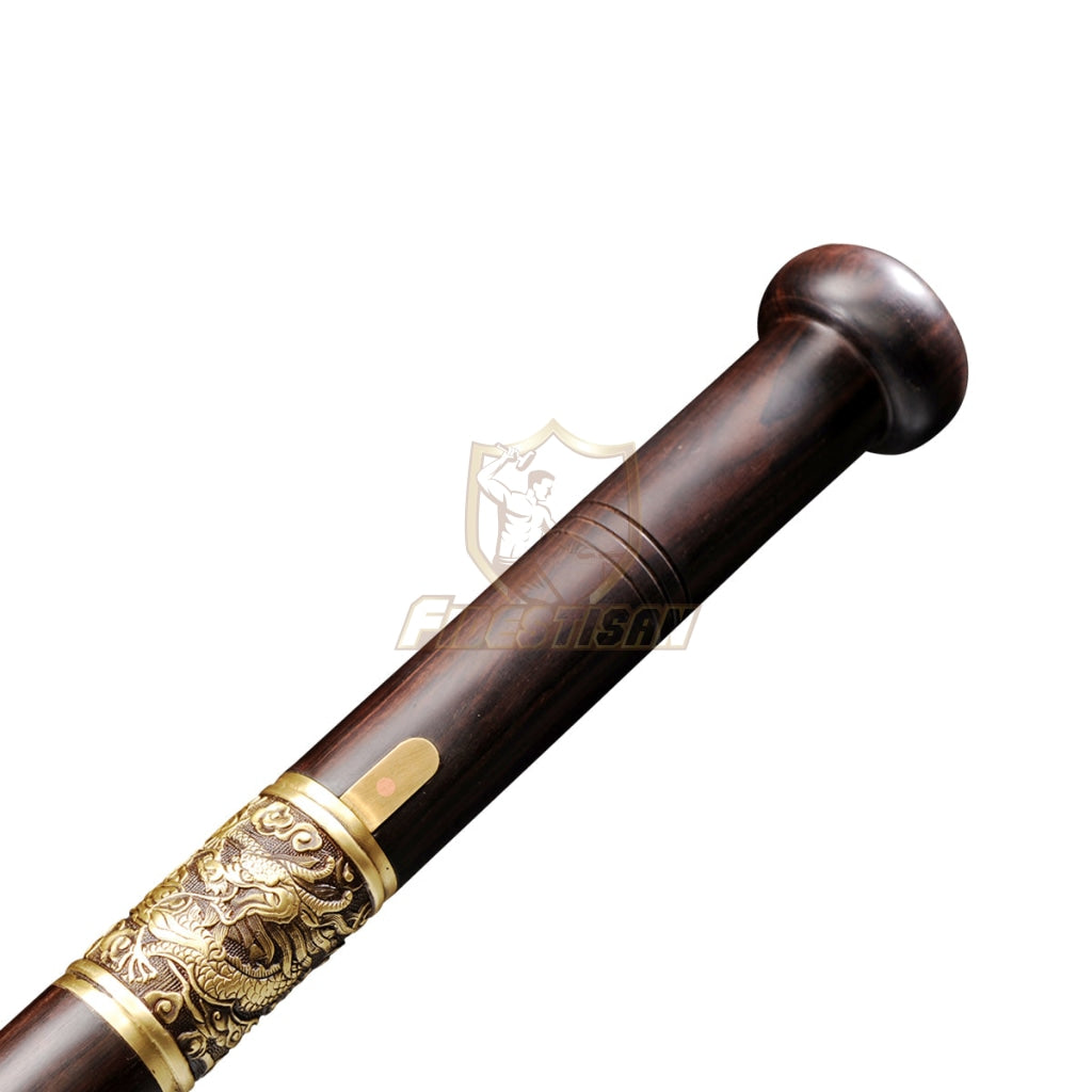 36Inch Walking Sticks Sword Damascus Steel Rosewood Hand Carving Copper Accessories Opcn213