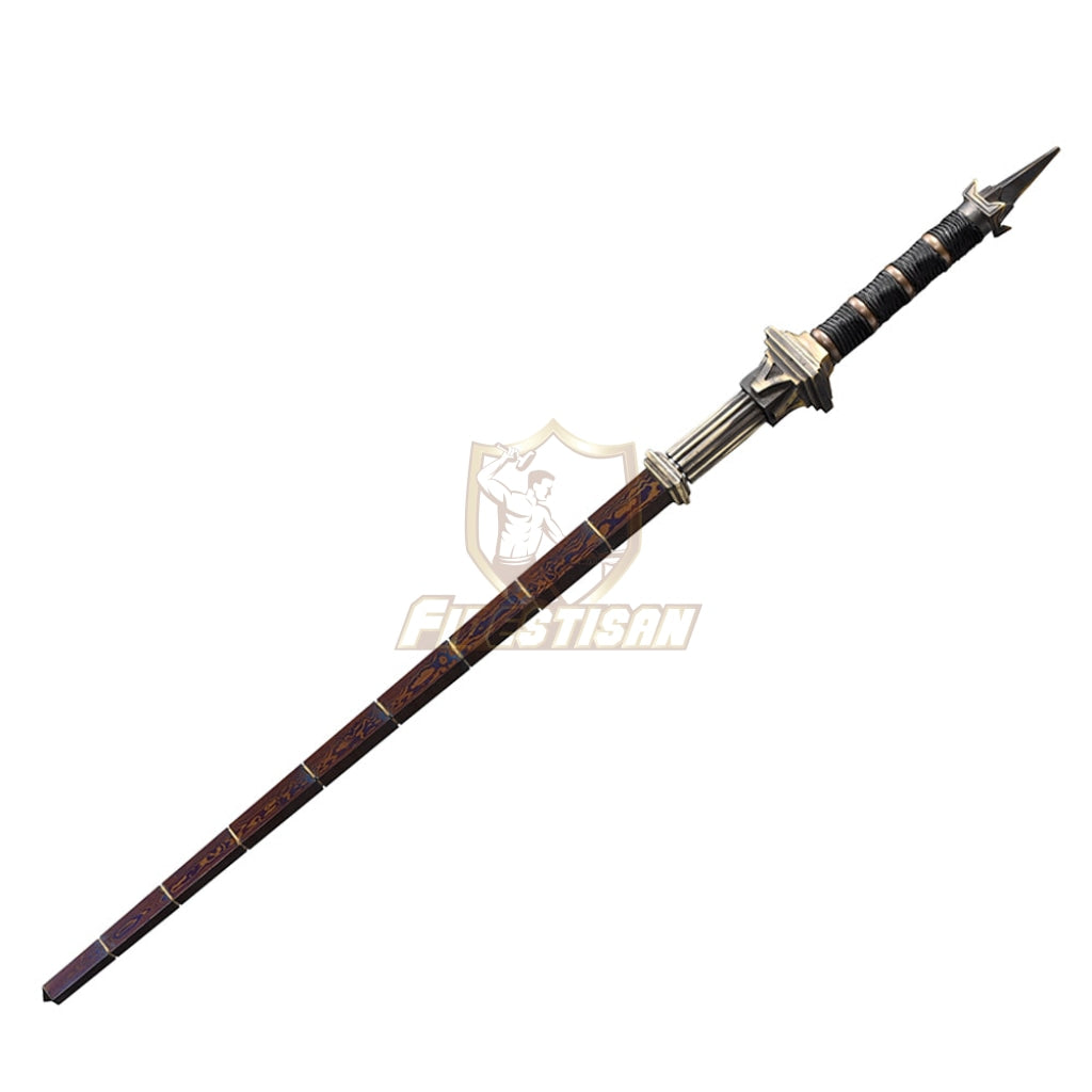 Detective Dee Chinese Kung Fu Weapons Whip Mace Sword Breaker(Forged Damascus Steel Hand Whip)