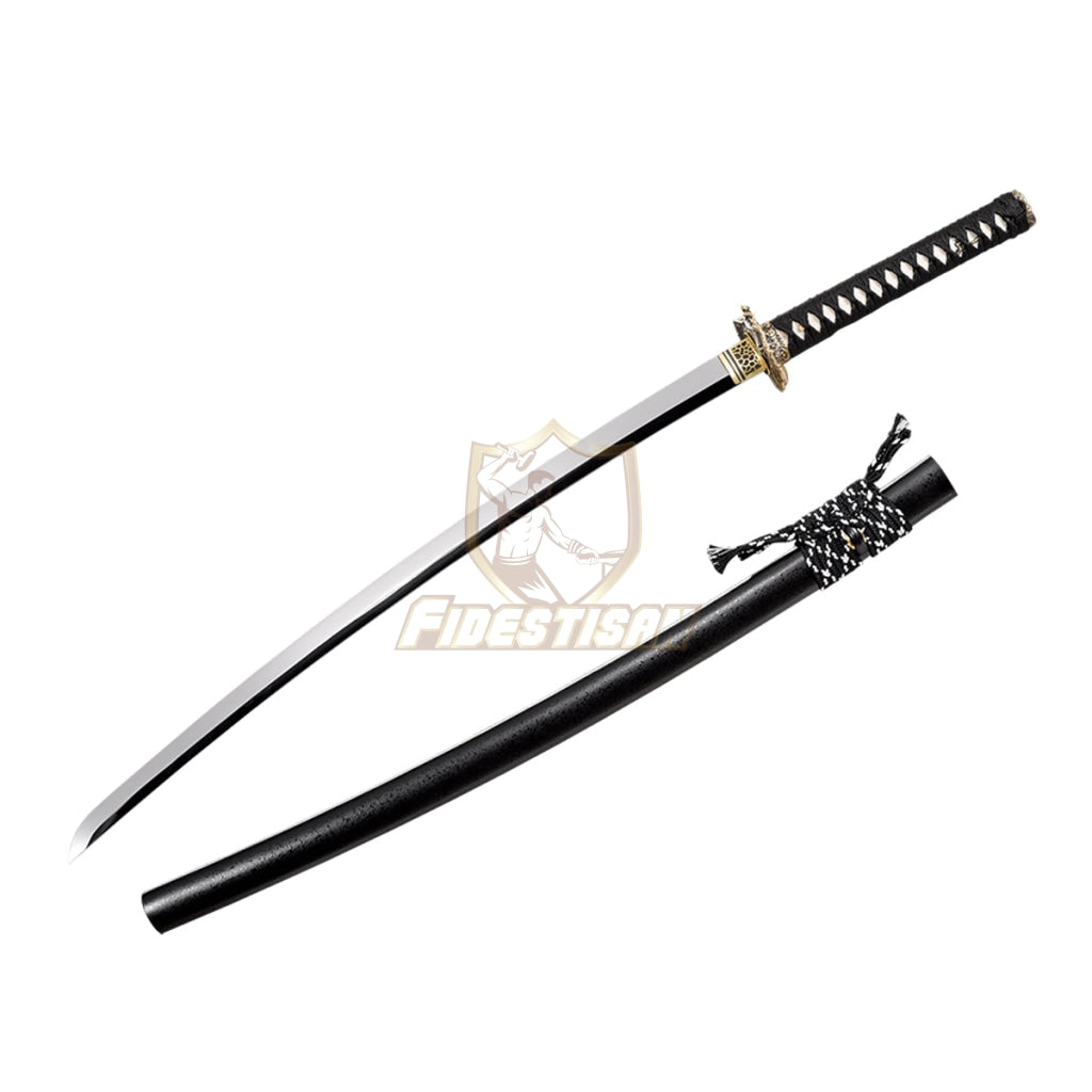 Fidestisan Cicada Handmade 40 Inch Japanese Samurai Katana Sword High Carbon Steel Mirror Blade Full