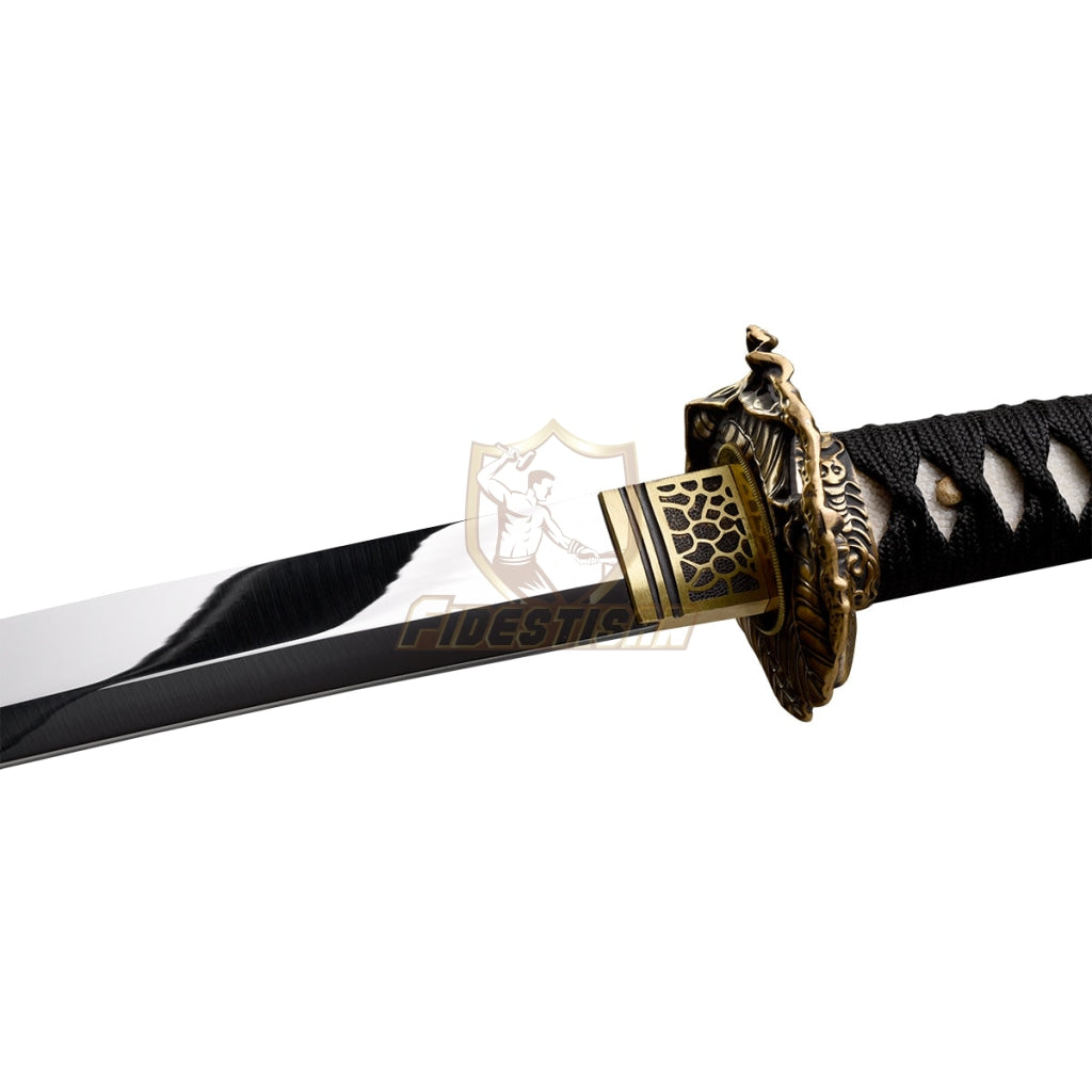 Fidestisan Cicada Handmade 40 Inch Japanese Samurai Katana Sword High Carbon Steel Mirror Blade Full