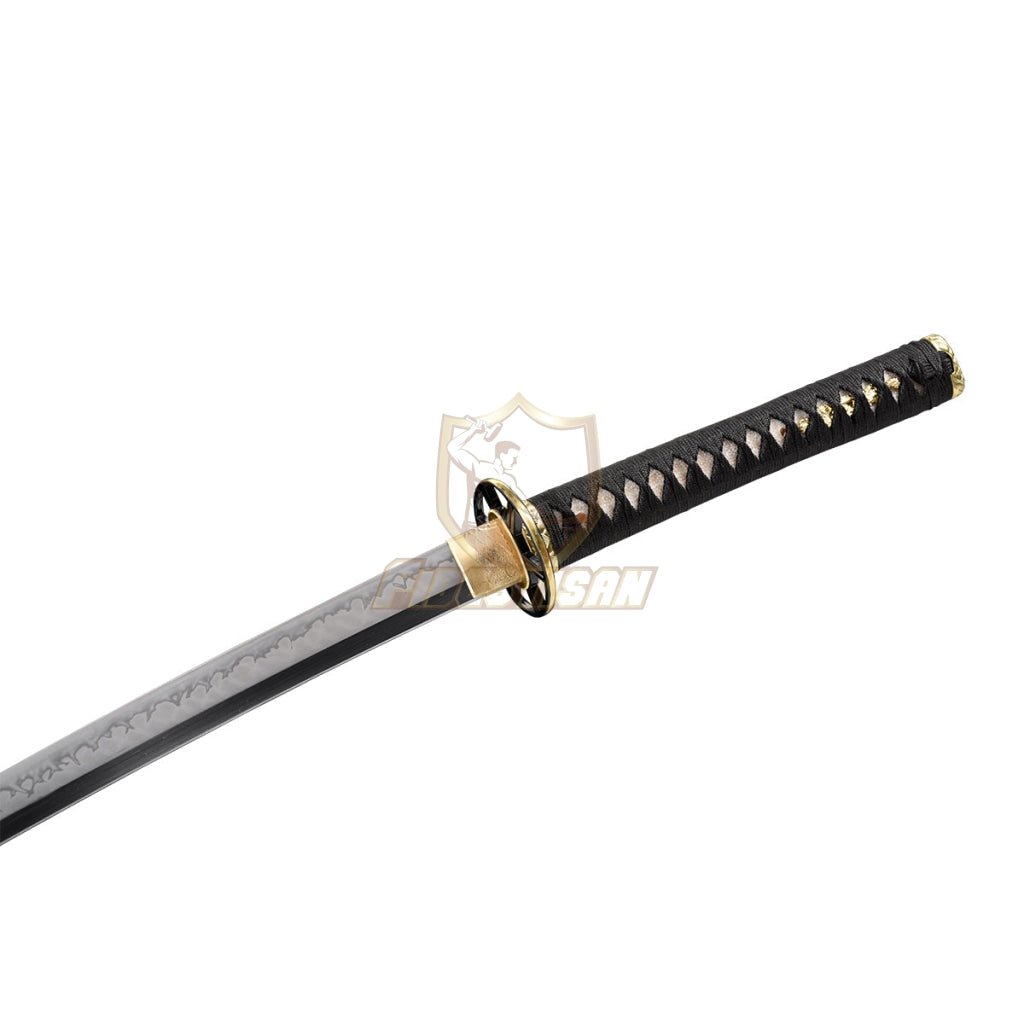 Fidestisan Dragon Katana T10 Steel Flame Blade Clay Tempered Samurai Japanese Real Sword Full Tang