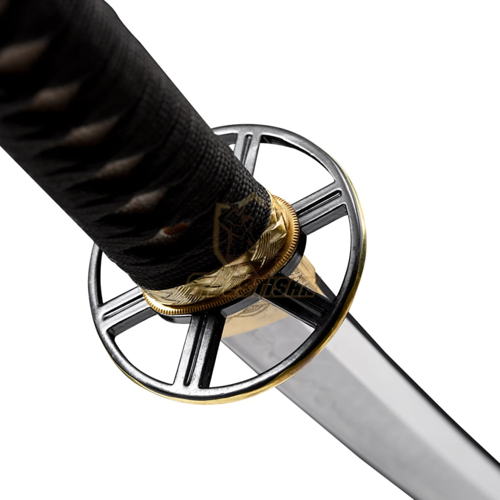 Fidestisan Dragon Katana T10 Steel Flame Blade Clay Tempered Samurai Japanese Real Sword Full Tang