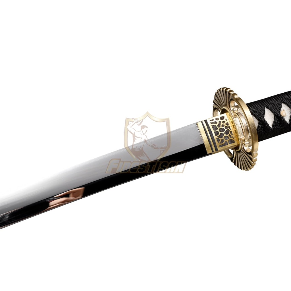 Fidestisan Handmade 40 Inch Japanese Samurai Katana Sword High Carbon Steel Mirror Blade Full Tang