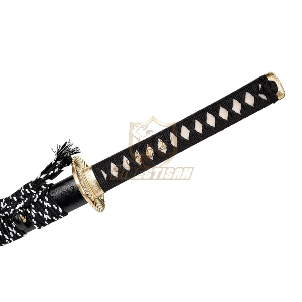 Fidestisan Handmade 40 Inch Japanese Samurai Katana Sword High Carbon Steel Mirror Blade Full Tang